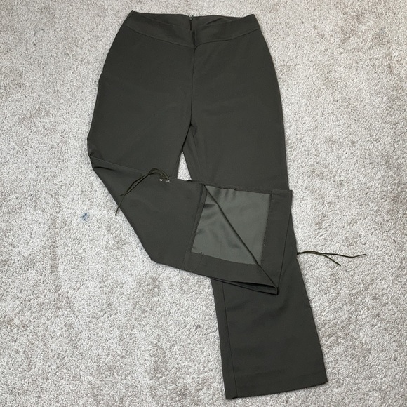 Pose Flare Trouser in Olive 😻 - Size 7/8 - Picture 3 of 15